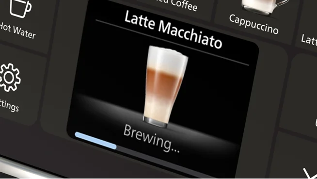 QuickStart Funktion auf dem Philips Display