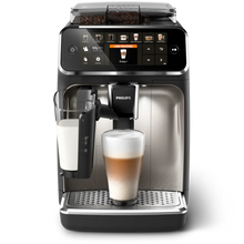 Philips 5400 Series EP5447/90 LatteGo Kaffeevollautomat – Schwarz/Chrom