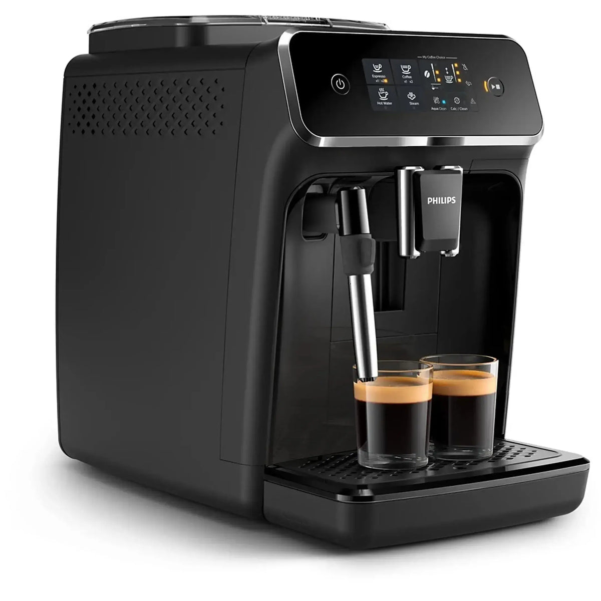 Philips Series 2200 EP2225/10 Kaffeevollautomat mit klassischem Milchaufschäumer – Schwarz
