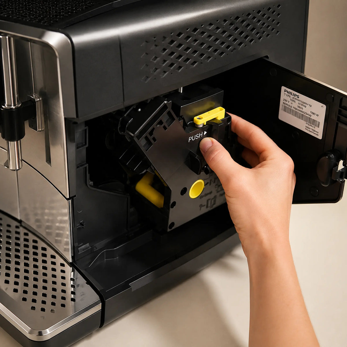 Philips Series 2200 EP2225/10 Kaffeevollautomat mit klassischem Milchaufschäumer – Schwarz