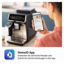 Philips 5400 Series EP5447/90 LatteGo Kaffeevollautomat – Schwarz/Chrom